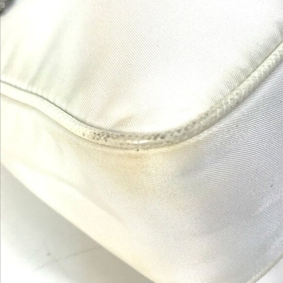 PRADA White Triangle Shoulder Bag - Picture 15 of 16